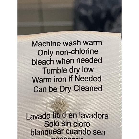 JACHS Girlfriend Shorts Womens XL Navy Blue Floral Print Stretch Zip Fly Pockets - Picture 10 of 10